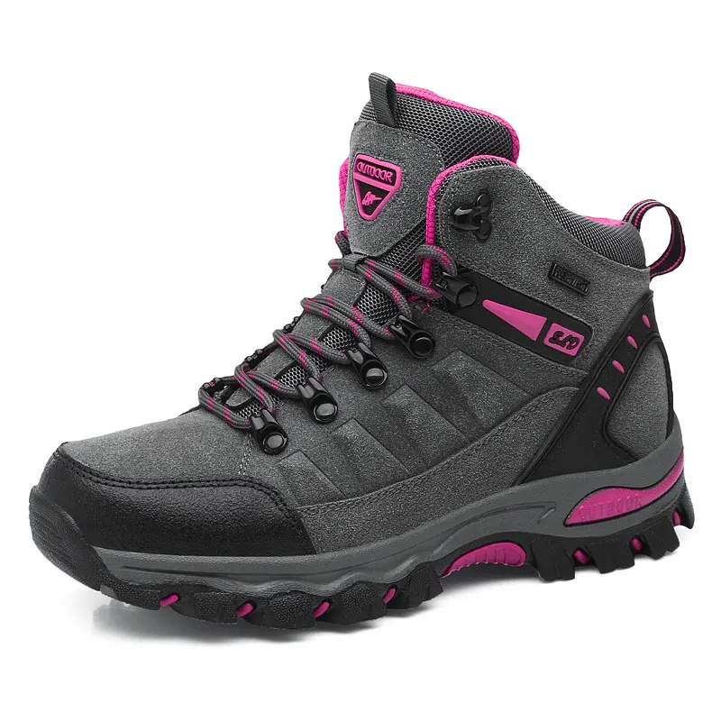 Outdoor Sneakers Waterproof Hiking Shoes Men Women Leather Mountain Hiking Boots Couple Winter Trekking Trail Climbing Shoes
Outdoor Sneakers Waterproof Hiking Shoes Men Women Leather Mountain Hiking Boots Couple Winter Trekking Trail Climbing Shoes