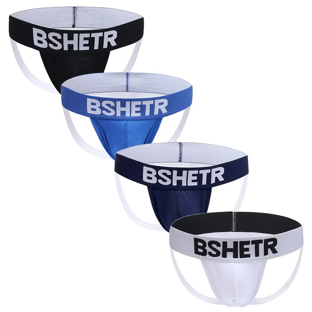 4 pcs/pack Men's Jockstrap G-strings 2019 BSHETR Men Underwear Thongs Cotton elastic Male Thong Jocks Sexy tanga Gay Mens thongs
4 pcs/pack Men's Jockstrap G-strings 2019 BSHETR Men Underwear Thongs Cotton elastic Male Thong Jocks Sexy tanga Gay Mens thongs