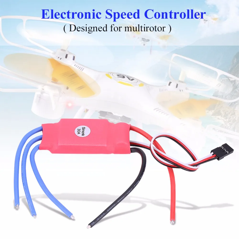 Simonk 30A Brushless ESC Electronic Speed Controller ESC for Quadcopter Drone RC Electronic Speed Controller for RC Multicopter
Simonk 30A Brushless ESC Electronic Speed Controller ESC for Quadcopter Drone RC Electronic Speed Controller for RC Multicopter