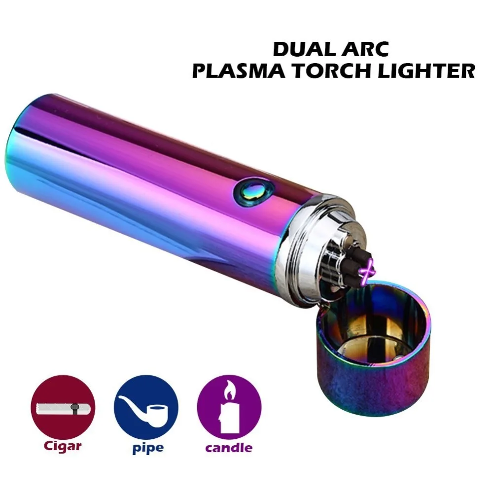 Cool Cylinder Rechargeable Arc Lighter USB Windproof Electronic Cigarette Lighters Electric Smoking Cigar Cigarettes Lighter
Cool Cylinder Rechargeable Arc Lighter USB Windproof Electronic Cigarette Lighters Electric Smoking Cigar Cigarettes Lighter