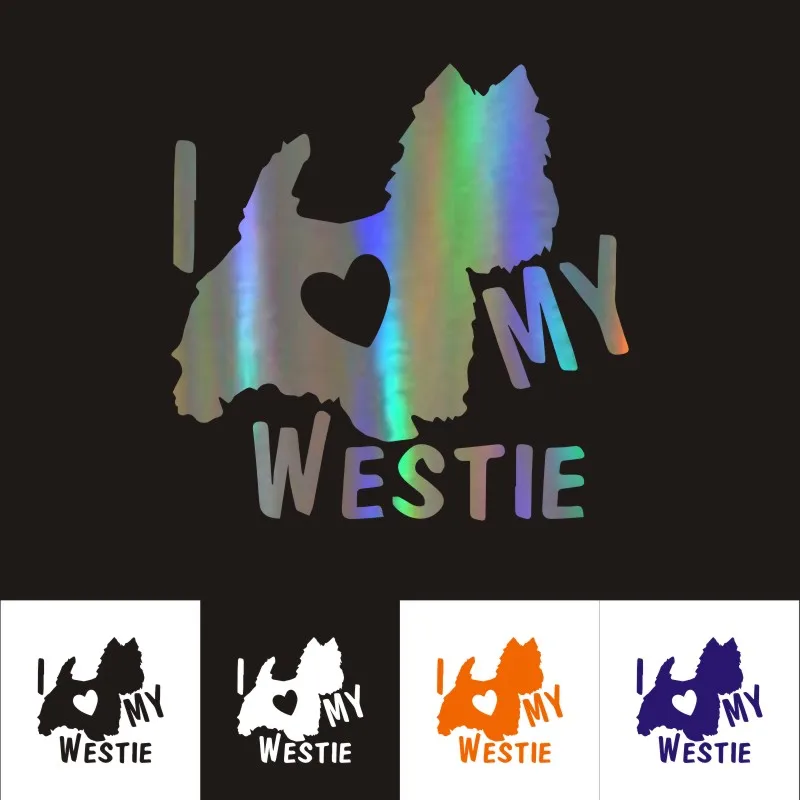Car Stickers 14CM*13.8CM I LOVE MY WESTIE Terrier Dogs Motorcycles Decoration Reflective Waterproof Car Styling Custom Sticker
Car Stickers 14CM*13.8CM I LOVE MY WESTIE Terrier Dogs Motorcycles Decoration Reflective Waterproof Car Styling Custom Sticker