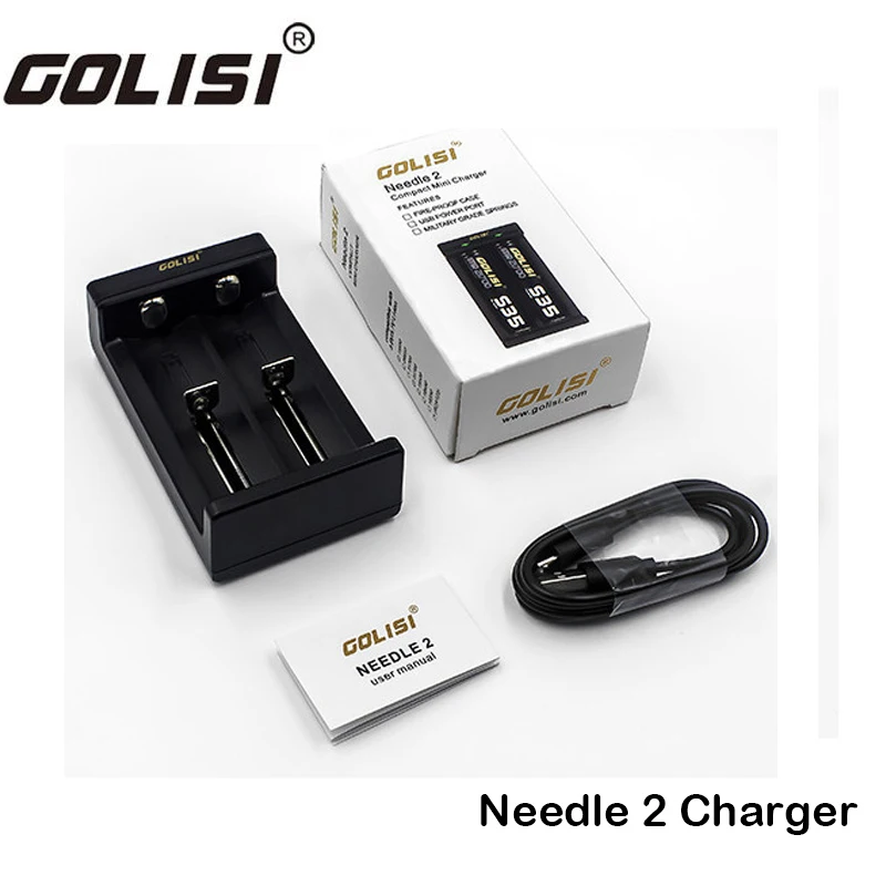 Original Golisi Needle 2 Charger Smart USB Charger Two Battery Slot Intelligent Digicharger For 26650/18650/20700/21700 Battery
Original Golisi Needle 2 Charger Smart USB Charger Two Battery Slot Intelligent Digicharger For 26650/18650/20700/21700 Battery
