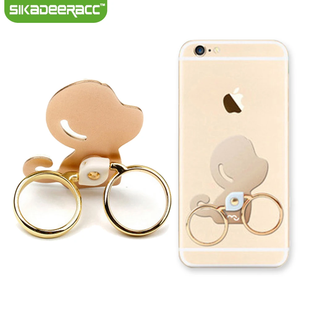 SC52 Universal Cute Monkey Double Ring Finger Ring Phone Holder Stand For iPhone Samsung HTC Mobile Phone Tablet Dock Accessory
SC52 Universal Cute Monkey Double Ring Finger Ring Phone Holder Stand For iPhone Samsung HTC Mobile Phone Tablet Dock Accessory