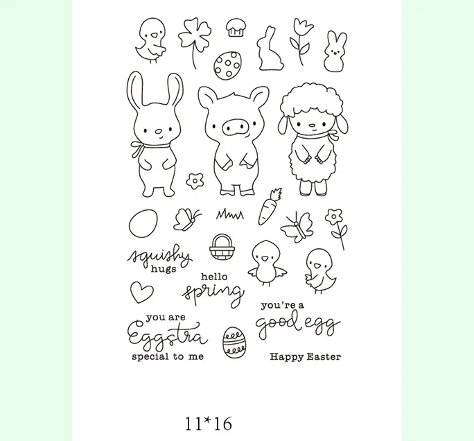 Animal Transparent Clear Stamps for DIY Scrapbooking/Card Making/Kids Christmas Fun Decoration Supplies
Animal Transparent Clear Stamps for DIY Scrapbooking/Card Making/Kids Christmas Fun Decoration Supplies