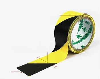 Pack of 3 Rolls, Floor Warning Tape Hazard Marking Vinyl Tape, Striped, Continuous Roll 48/60/100mm width, Roll Length 18m
Pack of 3 Rolls, Floor Warning Tape Hazard Marking Vinyl Tape, Striped, Continuous Roll 48/60/100mm width, Roll Length 18m