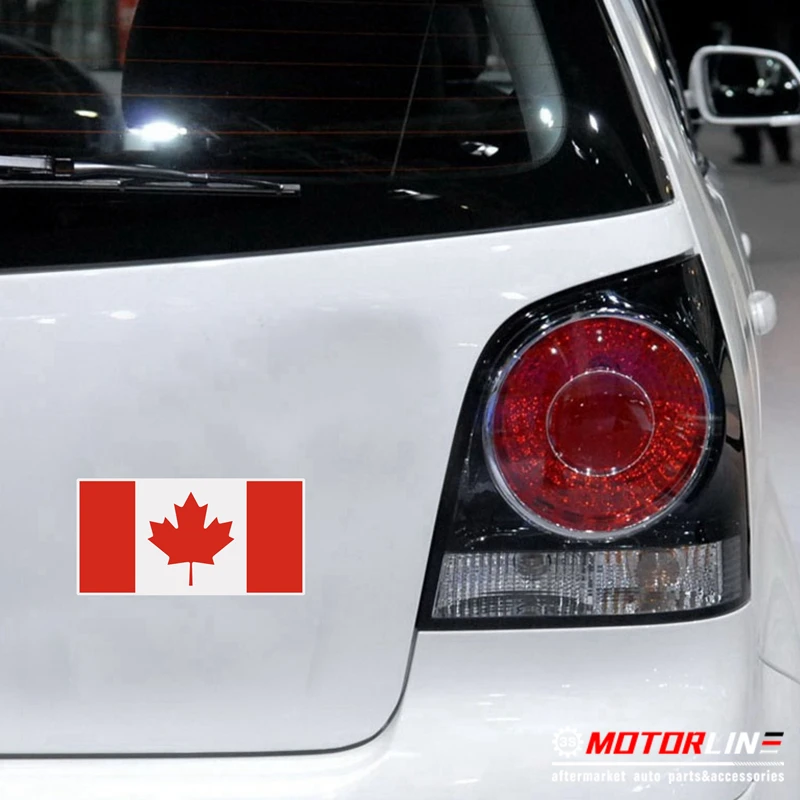 Flag of Canada Decal Sticker Maple Leaf Car Vinyl reflective glossy pick size high quality
Flag of Canada Decal Sticker Maple Leaf Car Vinyl reflective glossy pick size high quality