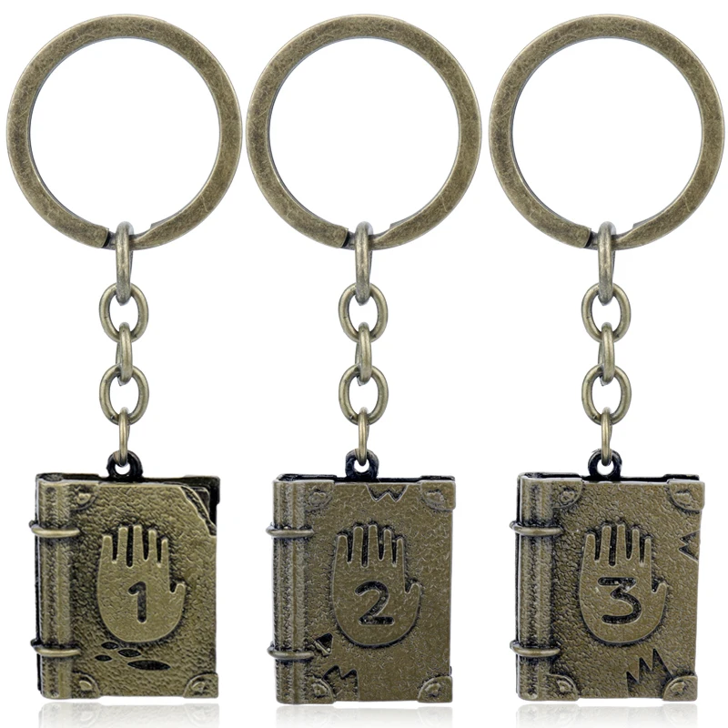 MQCHUN Gravity Falls 3 Keychain Dipper Diary Journal 3 Metal Mystery Book Charm Key Chain Ring for Childern Women Men Gift-50
MQCHUN Gravity Falls 3 Keychain Dipper Diary Journal 3 Metal Mystery Book Charm Key Chain Ring for Childern Women Men Gift-50