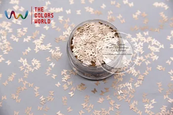 TCJ100 Pearlescent Light Gold Colors Butterfly shape 3.0MM Size Glitter for nail Art nail gel makeup or DIY decoration
TCJ100 Pearlescent Light Gold Colors Butterfly shape 3.0MM Size Glitter for nail Art nail gel makeup or DIY decoration