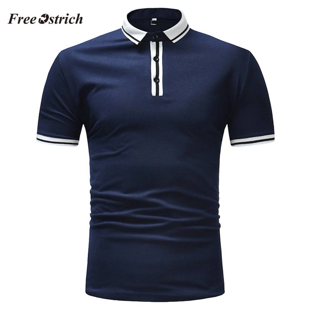 Free Ostrich Men's Casual Polo Shirts For Business Man Short-sleeve Slim Fit Shirt Solid Daily Polo Shirts Tops Hot Sales
Free Ostrich Men's Casual Polo Shirts For Business Man Short-sleeve Slim Fit Shirt Solid Daily Polo Shirts Tops Hot Sales