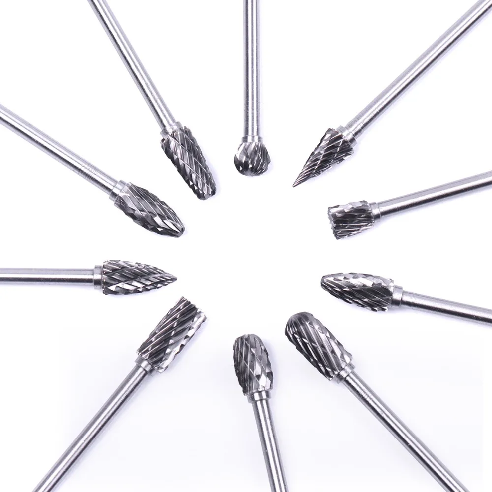 10 PCS Woodworking Drilling Carving Rotary Burr Set Tungsten Steel Solid Carbide Rotary Files Diamond Rotary Tool 1/8" Shank
10 PCS Woodworking Drilling Carving Rotary Burr Set Tungsten Steel Solid Carbide Rotary Files Diamond Rotary Tool 1/8" Shank
