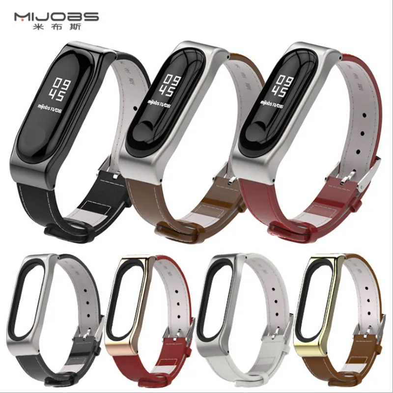Mijobs Mi band 3 Bracelet Wrist Strap Genuine Leather For Xiaomi Mi Band 3 Screwless Wrist Strap Smart Band Replace
Mijobs Mi band 3 Bracelet Wrist Strap Genuine Leather For Xiaomi Mi Band 3 Screwless Wrist Strap Smart Band Replace