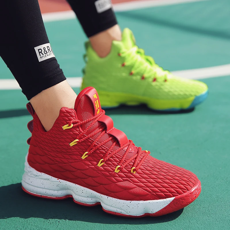 High-top Basketball Shoes Men Women Cushioning Breathable Basketball Sneakers Anti-skid Athletic Outdoor Man Sport Shoes Size 46
High-top Basketball Shoes Men Women Cushioning Breathable Basketball Sneakers Anti-skid Athletic Outdoor Man Sport Shoes Size 46