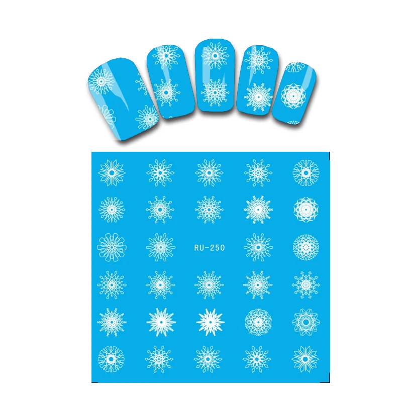 Nail Art Sticker WATER DECAL FLOWER CHRISTMAS XMAS WHITE SNOW FLAKE COMBO WINTER NEW YEAR RU248-253
Nail Art Sticker WATER DECAL FLOWER CHRISTMAS XMAS WHITE SNOW FLAKE COMBO WINTER NEW YEAR RU248-253
