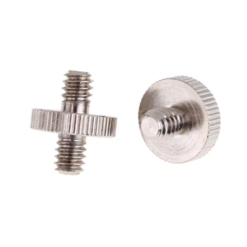 1/4 Male To 1/4 Male Threaded Metal Screw Adapter For Tripod Monopod Ballhead light stand Video light
1/4 Male To 1/4 Male Threaded Metal Screw Adapter For Tripod Monopod Ballhead light stand Video light