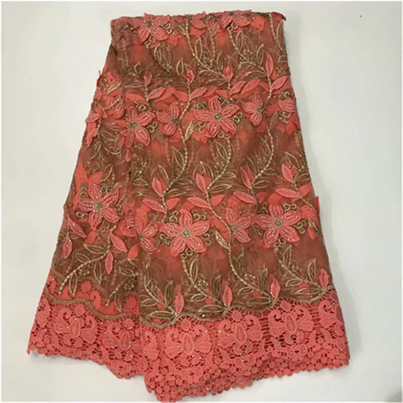 African Lace Fabrics 5yard stones Milk silk Guipure Lace Fabric 2019 High Quality Nigerian Cord Lace Fabric For Wedding Dresses
African Lace Fabrics 5yard stones Milk silk Guipure Lace Fabric 2019 High Quality Nigerian Cord Lace Fabric For Wedding Dresses