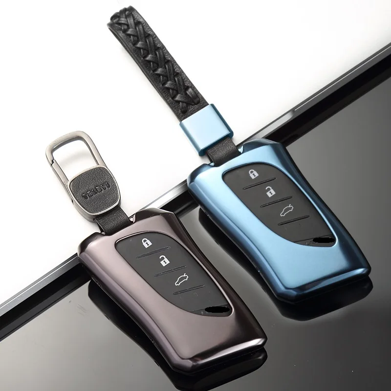 Car Alunimnum Alloy Keychain Cover Shell Holder Case For Lexus 2018 ES300h ES350 ES200 ES260 LS350 LS500h Fob Key Car-Styling
Car Alunimnum Alloy Keychain Cover Shell Holder Case For Lexus 2018 ES300h ES350 ES200 ES260 LS350 LS500h Fob Key Car-Styling