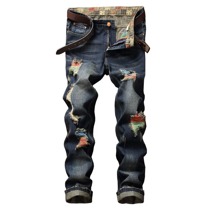NEW Biker Dropshipping Men Ripped Print Jeans Pants Hole Slim Fit Distressed Painted Denim Trousers Destroyed Punk Rock Jeans
NEW Biker Dropshipping Men Ripped Print Jeans Pants Hole Slim Fit Distressed Painted Denim Trousers Destroyed Punk Rock Jeans