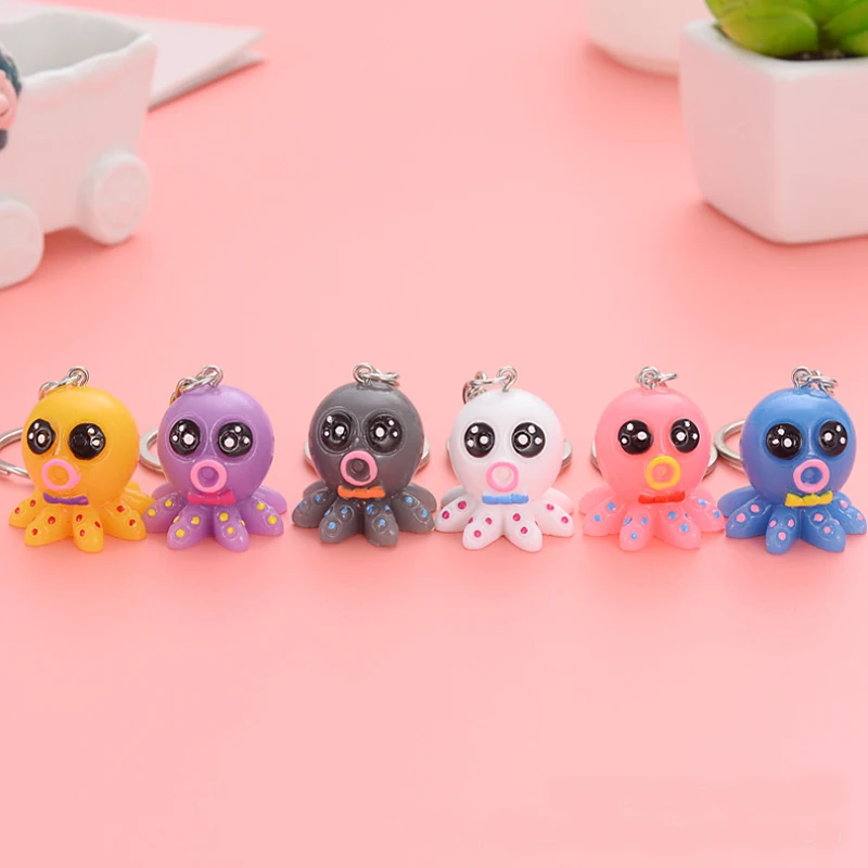 100pcs/Lot Mixed Colors Acrylic Octopus Keychain Sea Animal Keyring Cartoon Colorized Devilfish Key chain Kato Key Ring
100pcs/Lot Mixed Colors Acrylic Octopus Keychain Sea Animal Keyring Cartoon Colorized Devilfish Key chain Kato Key Ring