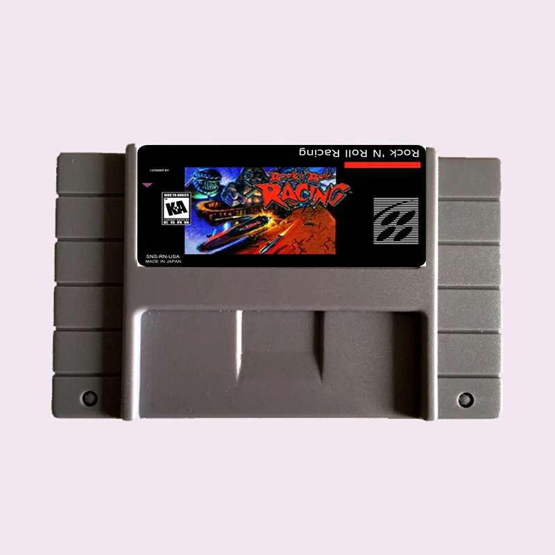 High Quality 16 Bit Rock N Roll Racing NTSC Big Gray Game Card For USA Version Game Player
High Quality 16 Bit Rock N Roll Racing NTSC Big Gray Game Card For USA Version Game Player