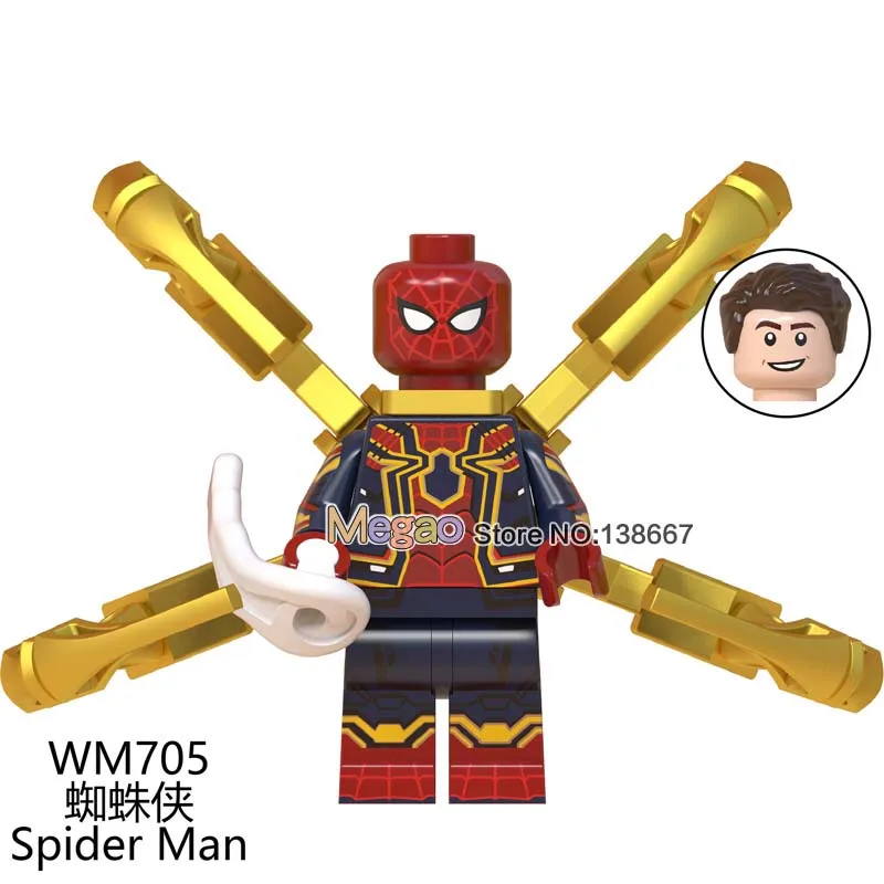 Spiderman Deadpool Venom Zombie Black Spider man Movie Avengers Building Blocks Toys for Children Super Heroes WM705
Spiderman Deadpool Venom Zombie Black Spider man Movie Avengers Building Blocks Toys for Children Super Heroes WM705