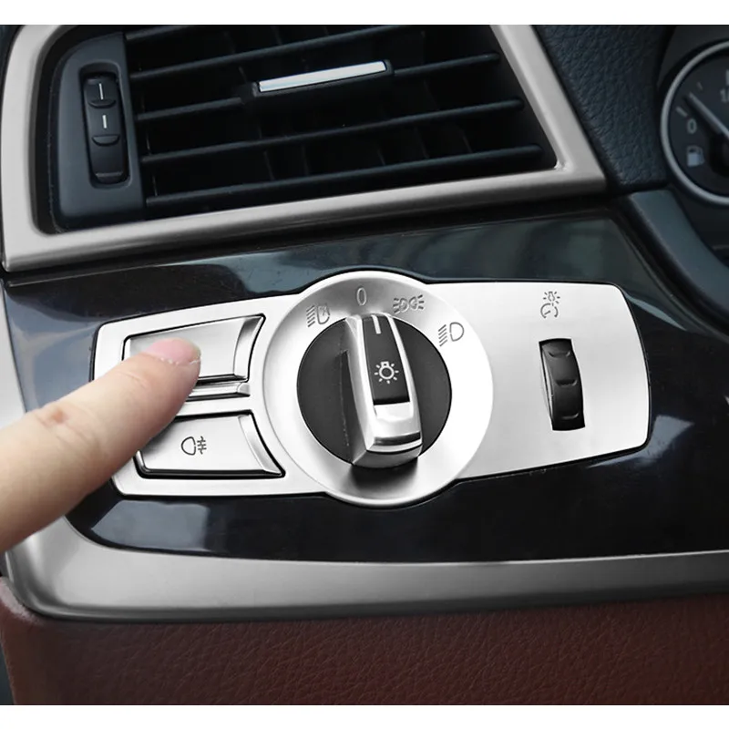 Chrome ABS Console Headlight Switch Buttons Frame Decoration Cover Trim Replacement 3pcs For BMW F10 F11 f01 f02 f03 F07 F25 F26
Chrome ABS Console Headlight Switch Buttons Frame Decoration Cover Trim Replacement 3pcs For BMW F10 F11 f01 f02 f03 F07 F25 F26