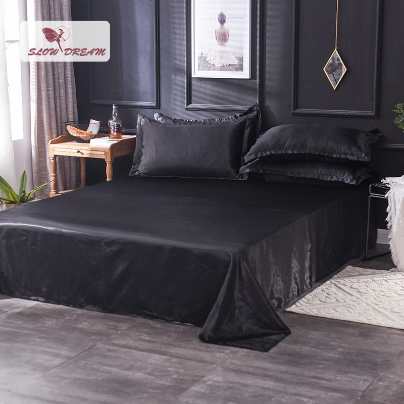 Slowdream 100% Silk Flat Sheet No Pillowcase 1PCS Bed Linen Home Textiles Solid Color Black Luxury Double Queen King Flat Sheet
Slowdream 100% Silk Flat Sheet No Pillowcase 1PCS Bed Linen Home Textiles Solid Color Black Luxury Double Queen King Flat Sheet