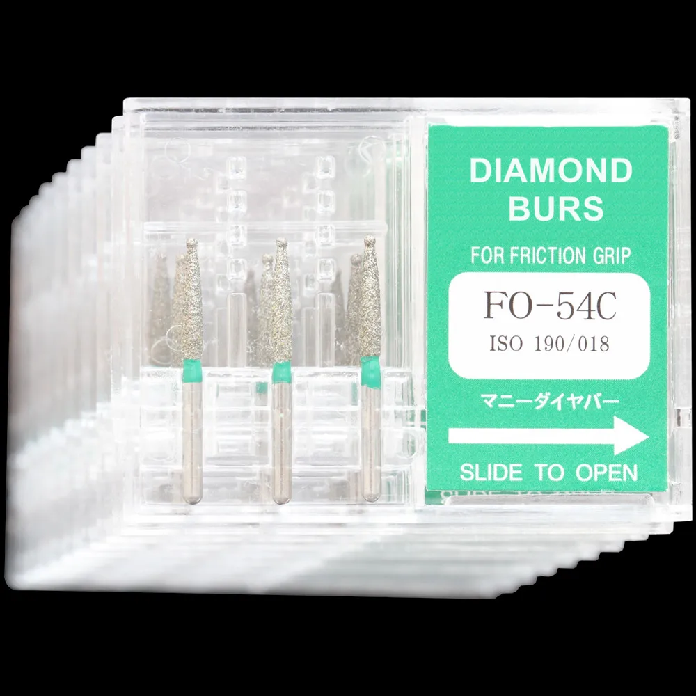 30Pcs(10Boxes) Dental Diamond Burs FO-54C Polisher Drill FG1.6mm High Speed Handpiece Polishing Dentist Burrs
30Pcs(10Boxes) Dental Diamond Burs FO-54C Polisher Drill FG1.6mm High Speed Handpiece Polishing Dentist Burrs