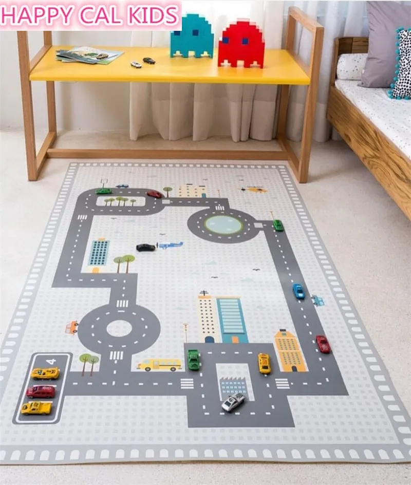 INS Highway Game Mat Kids Activity Play Gym Mats Cartoon Printing Children Infant Adventure Rug Road Carpet Crawling Blanket
INS Highway Game Mat Kids Activity Play Gym Mats Cartoon Printing Children Infant Adventure Rug Road Carpet Crawling Blanket