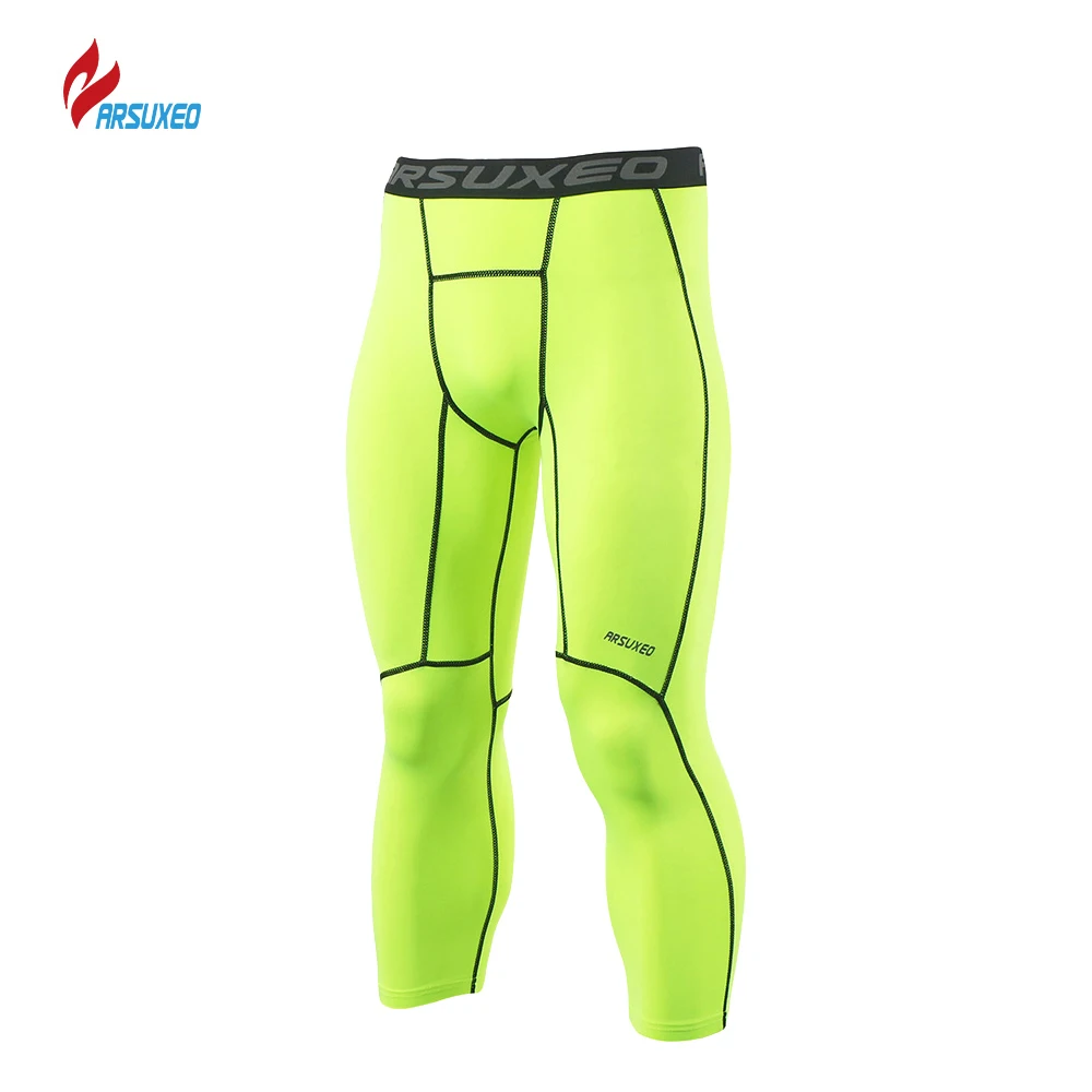 ARSUXEO Men's Sports Compression Tights Running Tights Run Fitness Active Training Exercise Pants Compression Pants 3/4
ARSUXEO Men's Sports Compression Tights Running Tights Run Fitness Active Training Exercise Pants Compression Pants 3/4