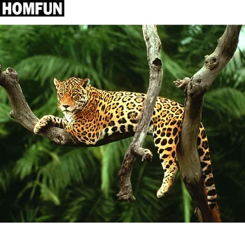 HOMFUN Full Square/Round Drill 5D DIY Diamond Painting "Leopard Forest" Embroidery Cross Stitch 5D Home Decor Gift
HOMFUN Full Square/Round Drill 5D DIY Diamond Painting "Leopard Forest" Embroidery Cross Stitch 5D Home Decor Gift