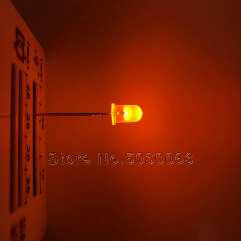 100pcs/lot 5MM foggy mist round head DIP long pin LED F5 orange light emitting diode high-light bulb
100pcs/lot 5MM foggy mist round head DIP long pin LED F5 orange light emitting diode high-light bulb