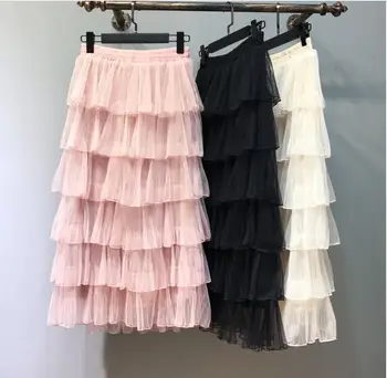 2018 new fairy temperament Laptop skirt cake skirt mesh casual Streetwear skirt women
2018 new fairy temperament Laptop skirt cake skirt mesh casual Streetwear skirt women