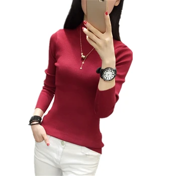 Blusas de inverno feminina 2019 Autumn Winter Women Sweaters and Pullovers Turtleneck Long Sleeve Solid Slim Sueter Mujer
Blusas de inverno feminina 2019 Autumn Winter Women Sweaters and Pullovers Turtleneck Long Sleeve Solid Slim Sueter Mujer