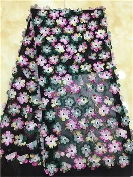 2019 High Quality Nigerian Lace Fabrics With Multicolor Beaded African French Net Lace Fabric Embroidered Tulle Mesh Lace Fabric
2019 High Quality Nigerian Lace Fabrics With Multicolor Beaded African French Net Lace Fabric Embroidered Tulle Mesh Lace Fabric