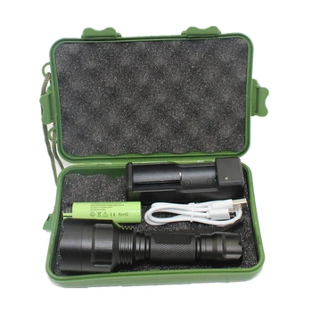 Portable LED Flashlight L2 XM-L2 LED 1200 lumen hunting bike light aluminum torch 18650 battery USB charger gift box
Portable LED Flashlight L2 XM-L2 LED 1200 lumen hunting bike light aluminum torch 18650 battery USB charger gift box