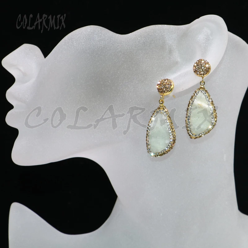 5Pairs druzy earrings stone druzy dangle earrings Turkish jewelry Gems for women wholesale jewelry 6099
5Pairs druzy earrings stone druzy dangle earrings Turkish jewelry Gems for women wholesale jewelry 6099