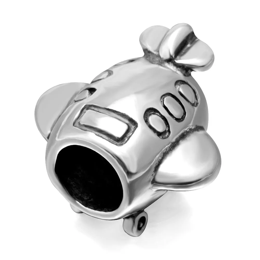 Real 100% 925 Sterling Silver Bead Cute Air Plane Beads Charms Fit Original Pandora Bracelets Women DIY Jewelry Making Gift
Real 100% 925 Sterling Silver Bead Cute Air Plane Beads Charms Fit Original Pandora Bracelets Women DIY Jewelry Making Gift