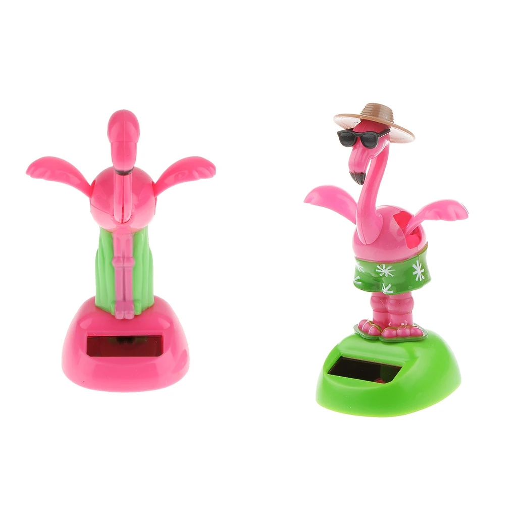 2Pcs Solar Powered Dancing Nodding Bobble Head Bobhblehead Bobling Toys Home Car Tabletop Ornament Flamingo + Swan
2Pcs Solar Powered Dancing Nodding Bobble Head Bobhblehead Bobling Toys Home Car Tabletop Ornament Flamingo + Swan