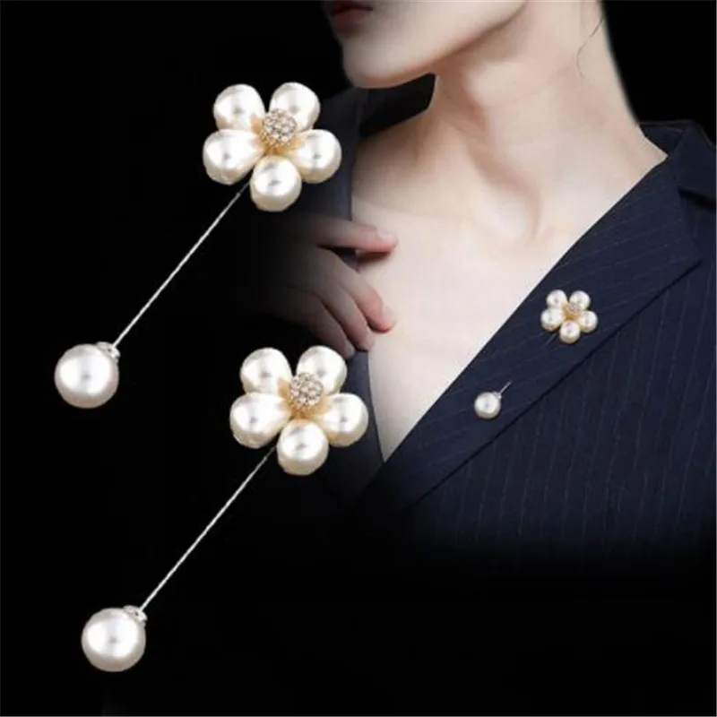 WKOUD Ladies simple word pearl Flower Brooch Pin Cardigan Shirt Shawl Pin Professional Coat Badge Jewelry Accessories
WKOUD Ladies simple word pearl Flower Brooch Pin Cardigan Shirt Shawl Pin Professional Coat Badge Jewelry Accessories