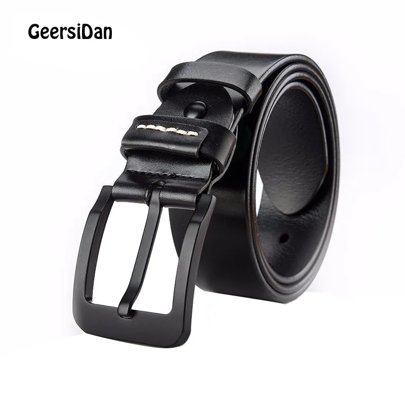 GEERSIDAN 2018 cowhide genuine leather belts for men brand Strap male pin buckle vintage jeans belt 140-160 cm long waist 42-54
GEERSIDAN 2018 cowhide genuine leather belts for men brand Strap male pin buckle vintage jeans belt 140-160 cm long waist 42-54