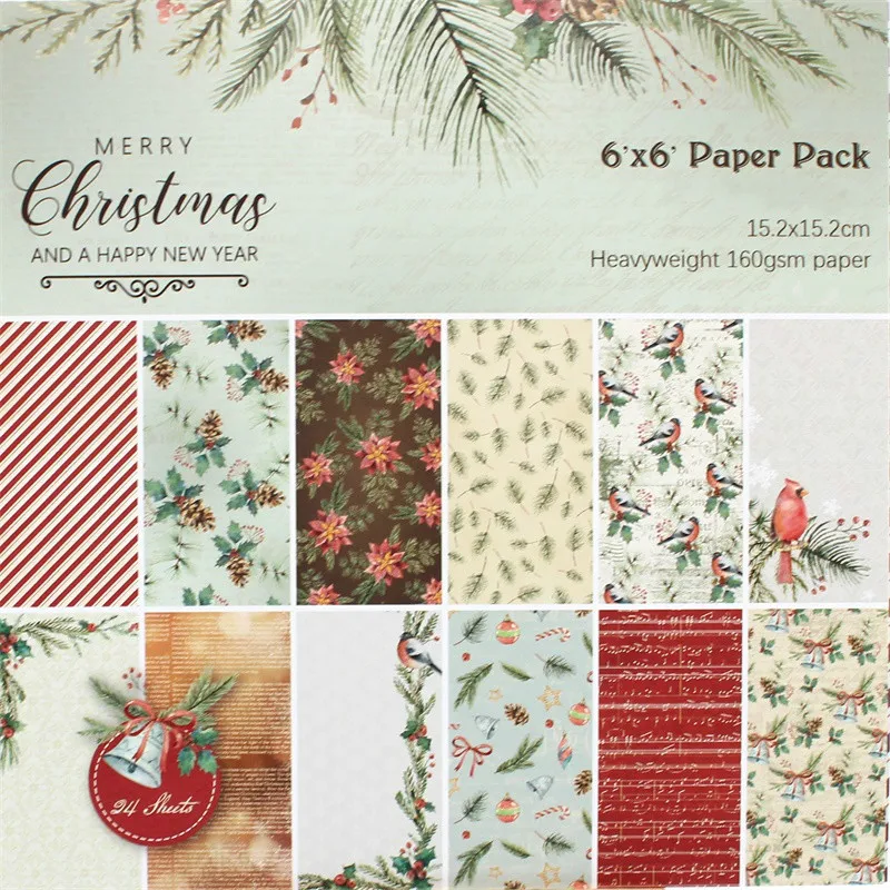 YPP CRAFT 12 Christmas happy Scrapbooking Pads Paper Origami Art Background Paper Card Making DIY Scrapbook Paper Craft
YPP CRAFT 12 Christmas happy Scrapbooking Pads Paper Origami Art Background Paper Card Making DIY Scrapbook Paper Craft