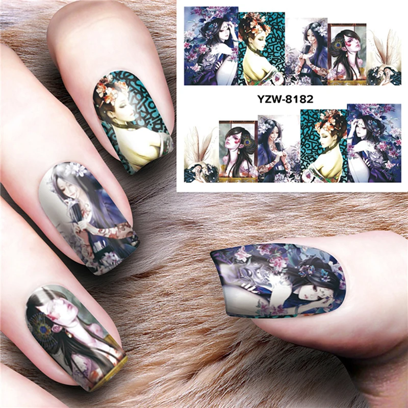 NEW 6 Designs Summer Designs Nail Art Water Transfer Decals Cartoon Beauty Woman for Nails Tips Sticker
NEW 6 Designs Summer Designs Nail Art Water Transfer Decals Cartoon Beauty Woman for Nails Tips Sticker