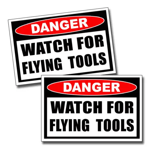 FOR Watch For Flying Tools Sticker Mechanic Shop Hard Hat Contractor Toolbox Decal
FOR Watch For Flying Tools Sticker Mechanic Shop Hard Hat Contractor Toolbox Decal