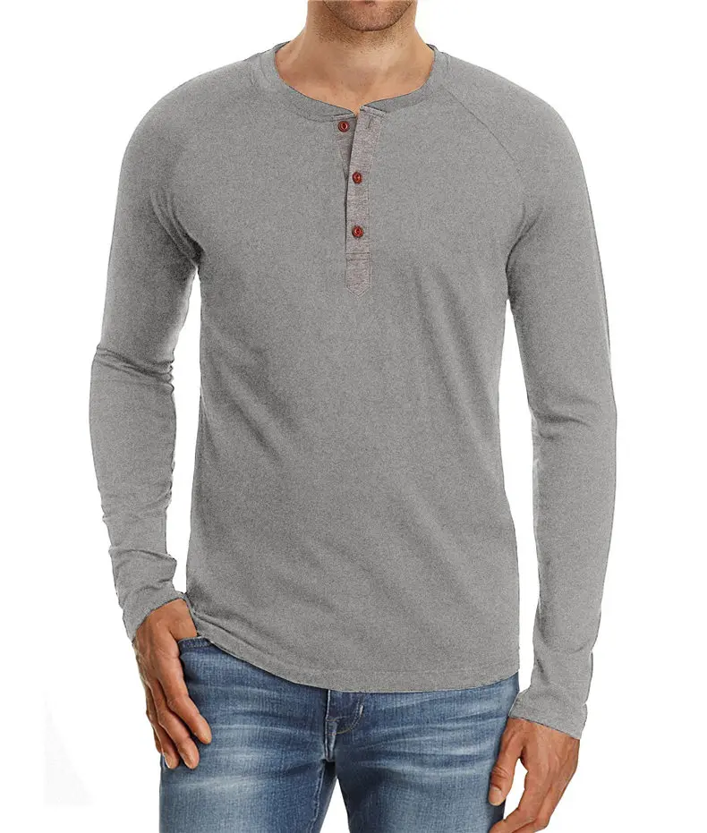Male T-Srhits Men Muls Brand High Quality Sping Cotton Men T shirts Casual Long Sleeve Undershirts Man Tees Tops USA Size S-XXL 05