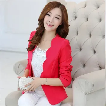 Free Shipping 2018 Autumn Ladies Ladies Small Suit Jacket Short Section of Small White Suit Women's 6-color
Free Shipping 2018 Autumn Ladies Ladies Small Suit Jacket Short Section of Small White Suit Women's 6-color