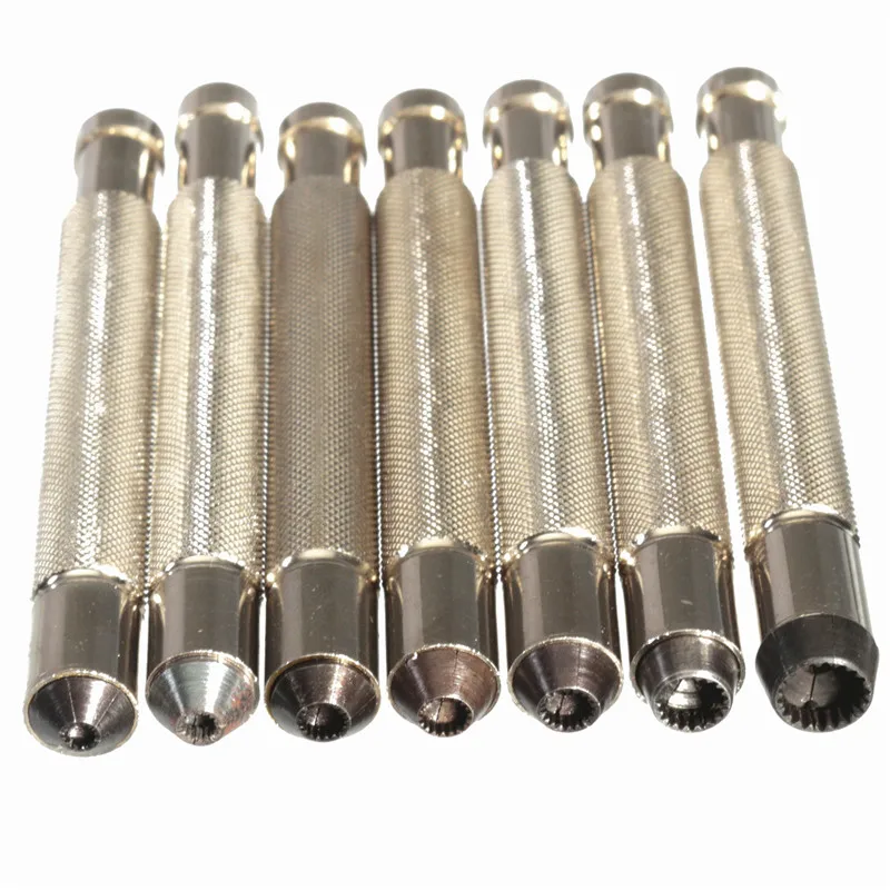 7Pcs 3.0mm-7.0mm Handy Watch Crown Winder Helper Manual Mechanical Winding Jaws for Watchmakers
7Pcs 3.0mm-7.0mm Handy Watch Crown Winder Helper Manual Mechanical Winding Jaws for Watchmakers