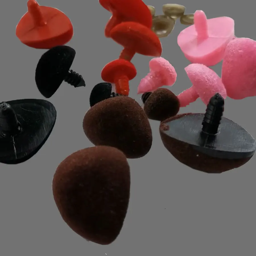 50PCS Pink Red Black Brown Flocking Triangular Safety Toy Nose Soft Washer for Bear DIY Safety Nose Accessories for Dolls Toys
50PCS Pink Red Black Brown Flocking Triangular Safety Toy Nose Soft Washer for Bear DIY Safety Nose Accessories for Dolls Toys