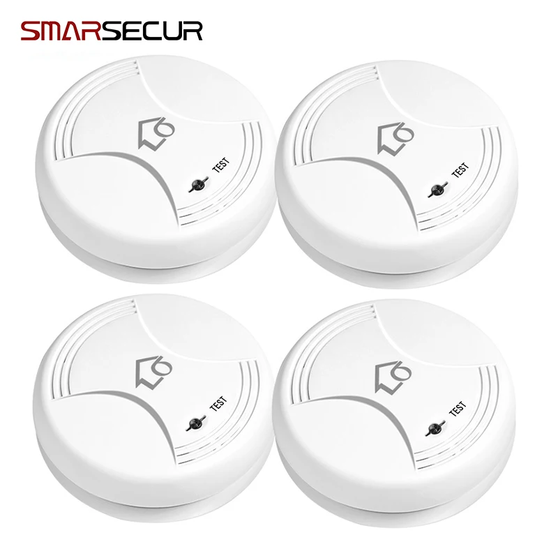 

433MHz Wireless Fire Protection Smoke Detector Portable Alarm Sensors for S4 S3B G90B Plus S2W panel alarm system