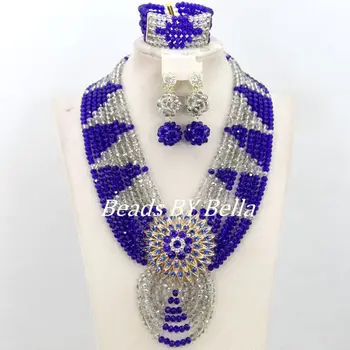 Fashion Royal Blue Gray African Crystal Beads Set Women Costume Jewelry Nigerian Wedding Jewelry Set New Free Shipping ABY747
Fashion Royal Blue Gray African Crystal Beads Set Women Costume Jewelry Nigerian Wedding Jewelry Set New Free Shipping ABY747
