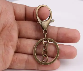 50pcs Metal Bronze Plated Lobster Clasp with Loop&Chain Buckles For Making Key Chain Toys Craft Accessories DIY
50pcs Metal Bronze Plated Lobster Clasp with Loop&Chain Buckles For Making Key Chain Toys Craft Accessories DIY